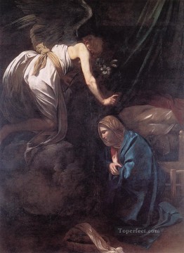 Caravaggio Painting - The Annunciation Caravaggio
